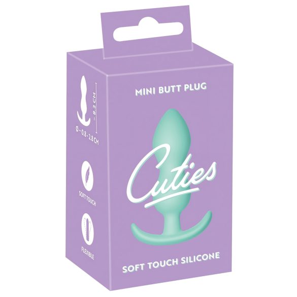 Cuties - plug anale mini - silicone menta 2,3 cm