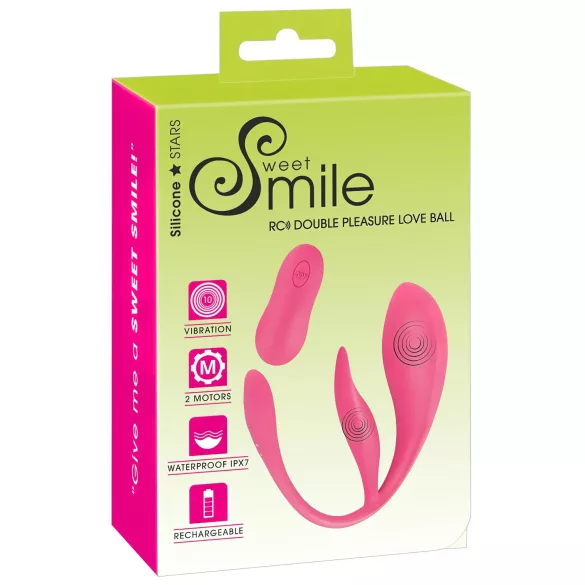 SMILE - vibratore a ovulo wireless ricaricabile - rosa