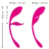 SMILE - vibratore a ovulo wireless ricaricabile - rosa
