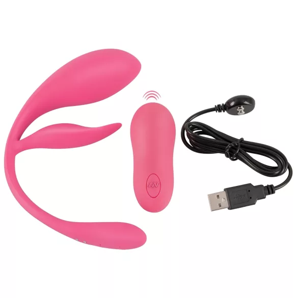 SMILE - vibratore a ovulo wireless ricaricabile - rosa
