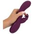 SMILE - Vibratore lila ricaricabile a 3 motori con braccio stimolante