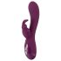 SMILE - Vibratore lila ricaricabile a 3 motori con braccio stimolante
