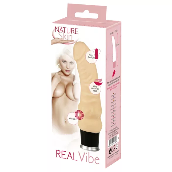 Nature Skin - Vibratore realistico - silicone