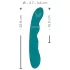 SMILE - vibratore punto G rotante ricaricabile impermeabile verde