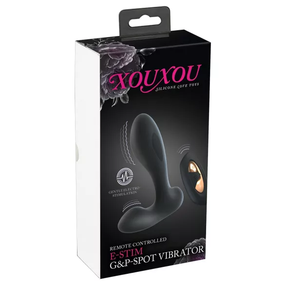 XOUXOU - vibratore elettrostimolatore indossabile punto G e P - nero