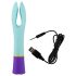 You2Toys Colorato - vibratore a 2 motori, ricaricabile e impermeabile
