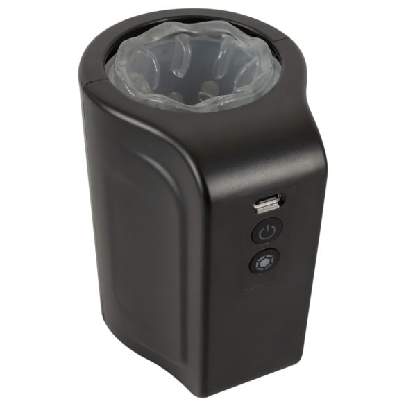 Rebel - masturbatore rotante impermeabile - nero