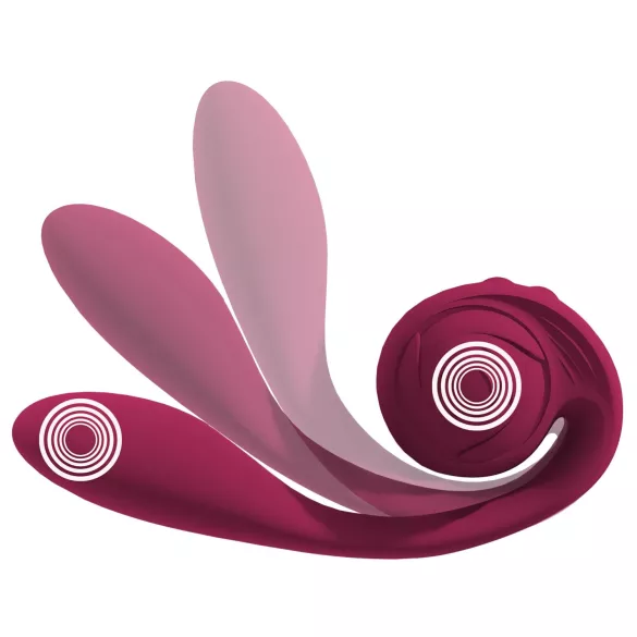 You2Toys Rosenrot - vibratore punto G ricaricabile impermeabile rosso