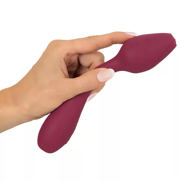 You2Toys Rosenrot - vibratore punto G flessibile - silicone rosso