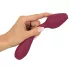 You2Toys Rosenrot - vibratore punto G flessibile - silicone rosso