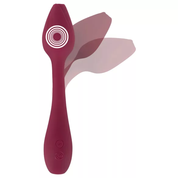 You2Toys Rosenrot - vibratore punto G flessibile - silicone rosso