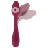 You2Toys Rosenrot - vibratore punto G flessibile - silicone rosso