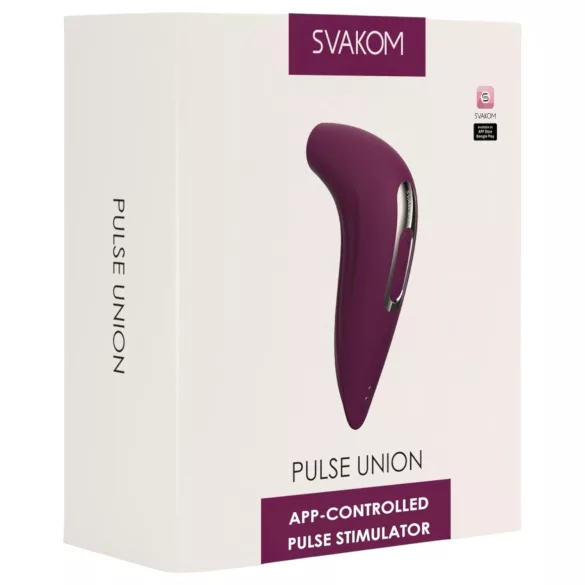 Svakom Pulse Union - succhiaclitoride a onde d’aria intelligente - lilla