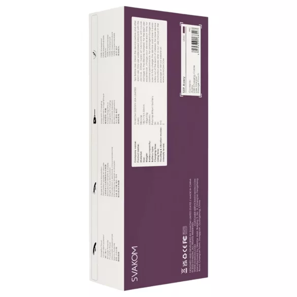 Svakom Avery - vibratore rabbit con funzione spinta ricaricabile