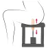 The Banger Sit-On-Climaxer - macchina del piacere elettrica (nero)