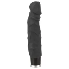 Nature Skin - vibratore realistico - nero 22cm