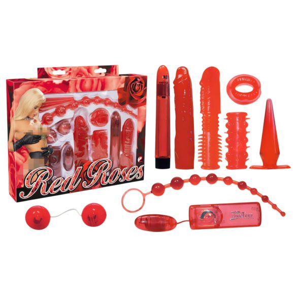You2Toys - Rose rosse - set vibrante (9 pezzi)