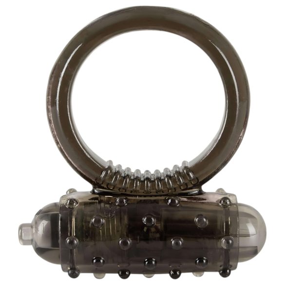 You2Toys - anello fallico vibrante in silicone - nero