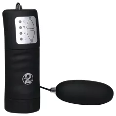 You2Toys - Ovetto vibrante nero - superficie vellutata