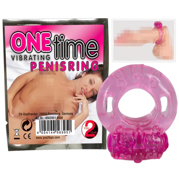 You2Toys - Anello vibrante monouso (rosa)
