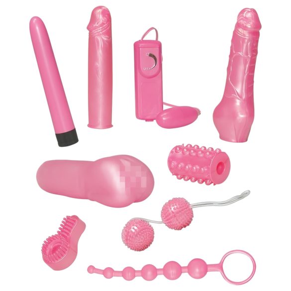 You2Toys - Set vibratore 9 pezzi - accessori erotici multicolore