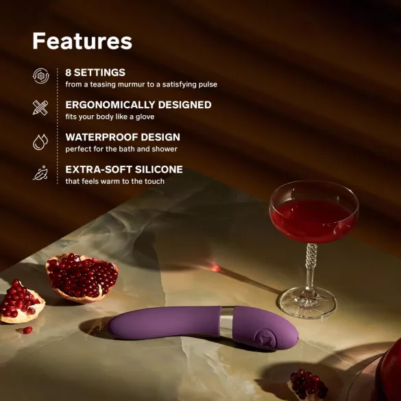 LELO Elise 2 - vibratore deluxe - stimolazione potente - silicone viola