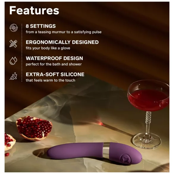 LELO Elise 2 - vibratore deluxe - stimolazione potente - silicone viola