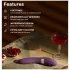 LELO Elise 2 - vibratore deluxe - stimolazione potente - silicone viola