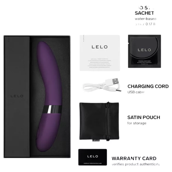 LELO Elise 2 - vibratore deluxe - stimolazione potente - silicone viola