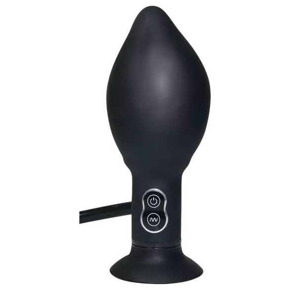You2Toys True Black - vibratore anale gonfiabile - nero