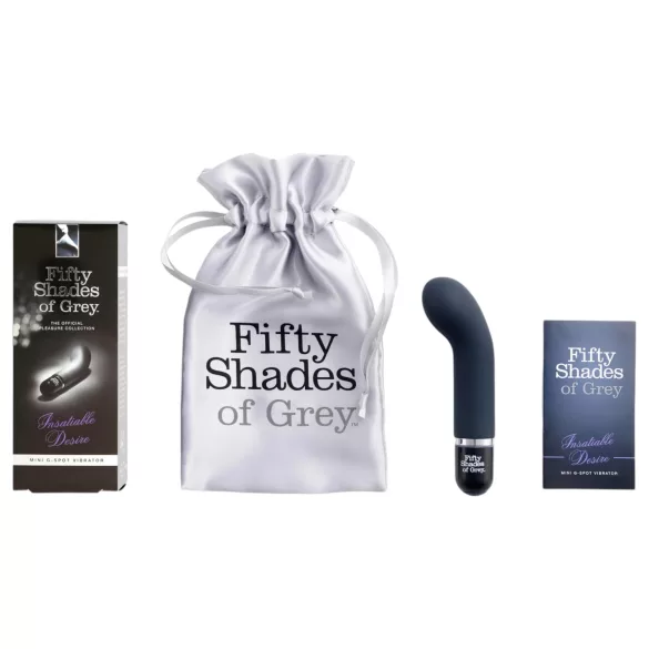 Fifty Shades of Grey - vibratore punto G - silicone grigio