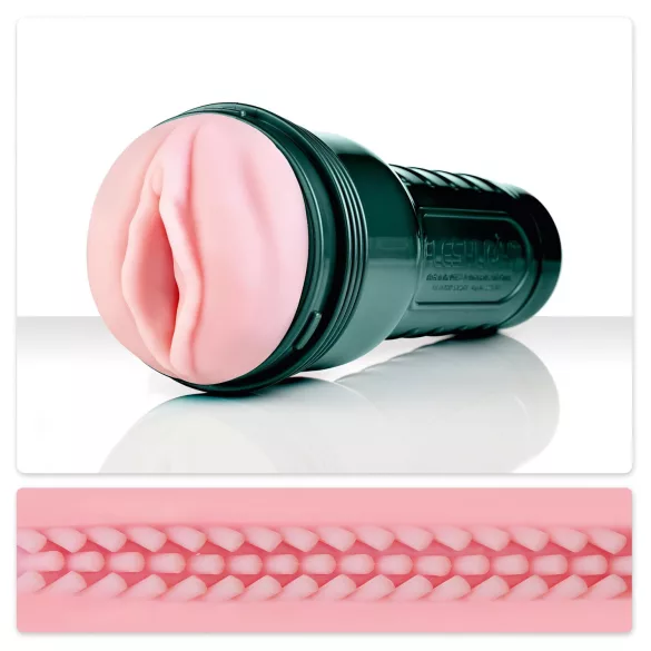 Fleshlight - masturbatore vaginale con vibrazione - interno rosa