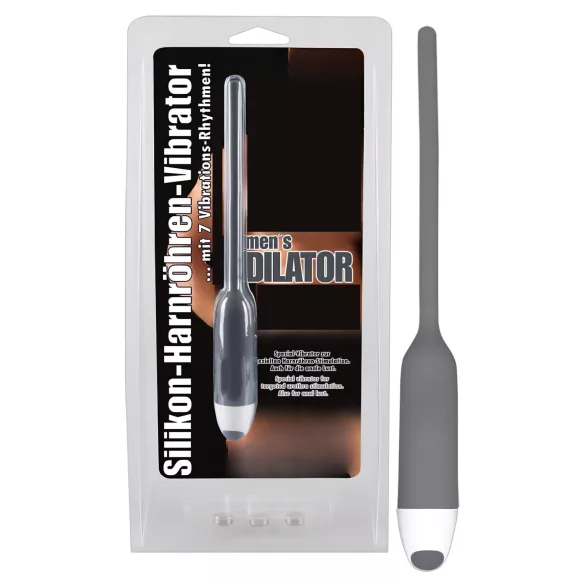 You2Toys - dilatatore uretrale vibrante in silicone - grigio 6mm
