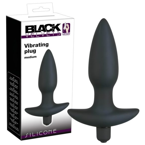 Black Velvets - plug anale vibrante - misura media