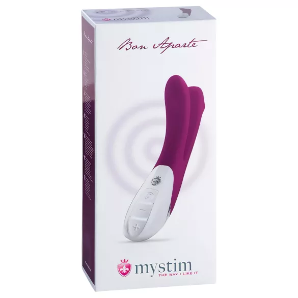 mystim Bon Aparte - vibratore biforcato (mora)