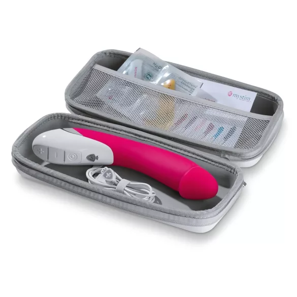 mystim Terrific Truman - vibratore doppio motore - silicone blu