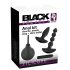 Black Velvets - kit plug anale vibrante - set 4 pezzi