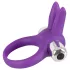 SMILE - anello fallico vibrante rabbit - silicone viola