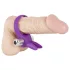 SMILE - anello fallico vibrante rabbit - silicone viola