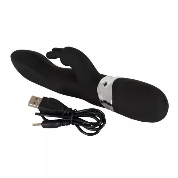 SMILE Blacky - vibratore doppio motore USB - nero