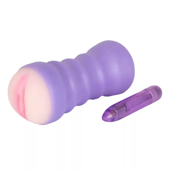You2Toys - masturbatore realistico vibrante vagina - silicone naturale viola