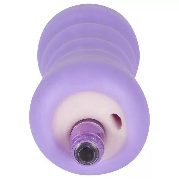You2Toys - masturbatore realistico vibrante vagina - silicone naturale viola