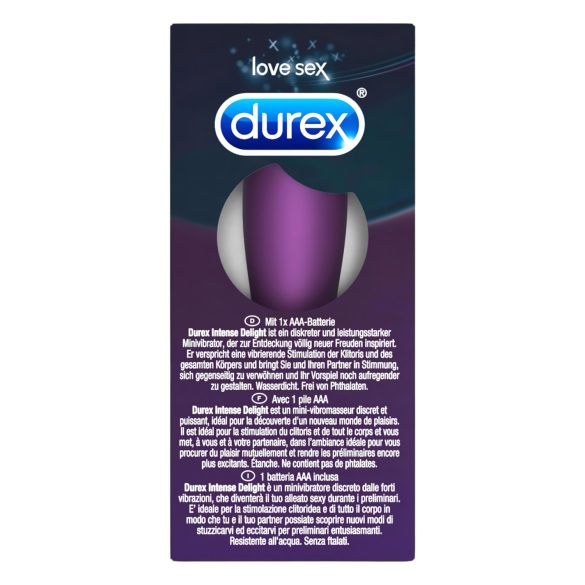 Durex Intense Delight Bullet - mini vibratore bullet - lilla