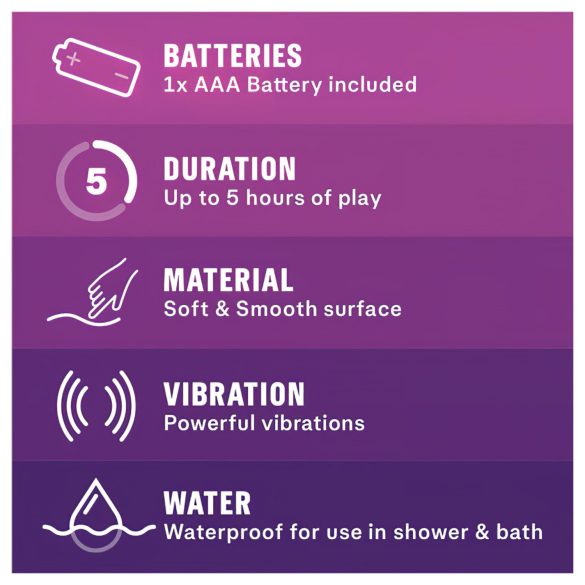 Durex Intense Delight Bullet - mini vibratore bullet - lilla