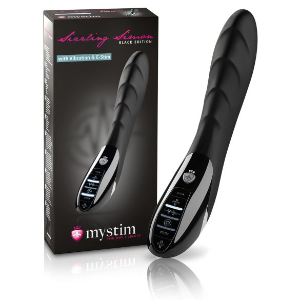 mystim Sizzling Simon - vibratore elettro-stimolante (nero)