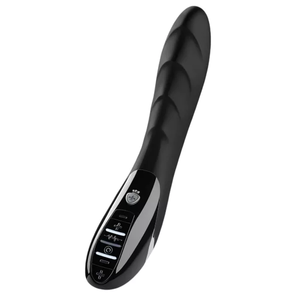 mystim Sizzling Simon - vibratore elettrostimolatore - silicone nero
