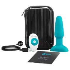   b-Vibe - vibratore anale rotante con perle ricaricabile - turchese