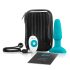 b-Vibe - vibratore anale rotante con perle ricaricabile - turchese