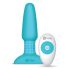 b-Vibe - vibratore anale rotante con perle ricaricabile - turchese