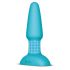 b-Vibe - vibratore anale rotante con perle ricaricabile - turchese